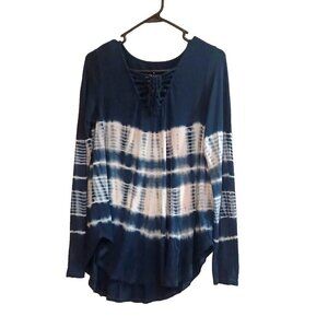 American Eagle Womens Shirt Soft & Sexy T Tie Dye Long Sleeve Size Medium